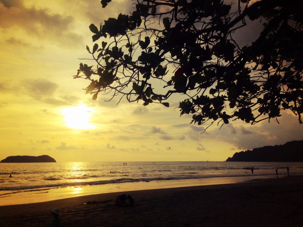 Sunset on Manuel Antonio Beach, Costa Rica