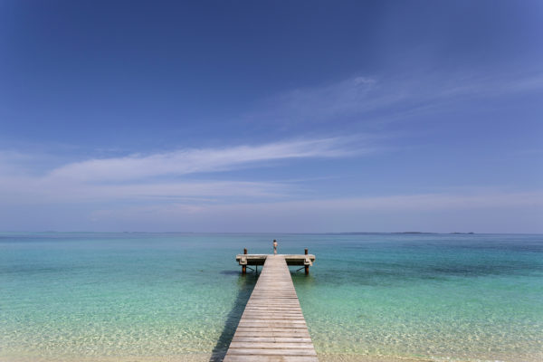 A pier in the Banyak Islands, Sumatra, Indonesia