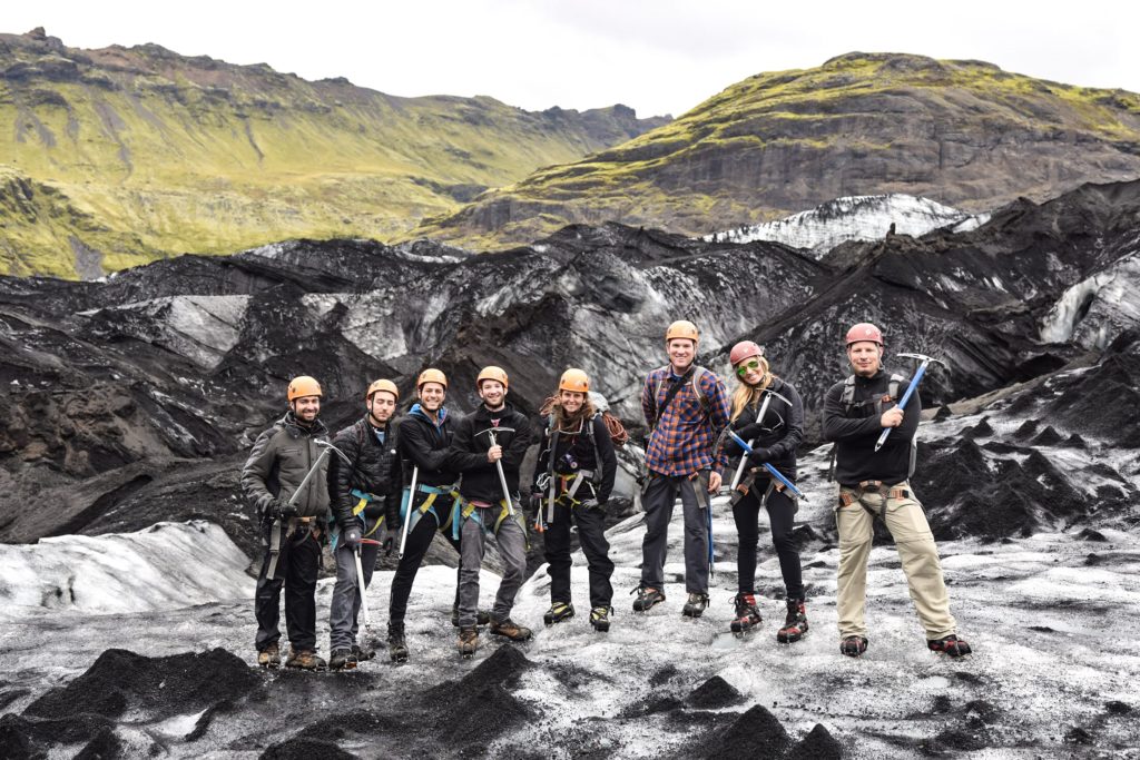 Glacier hike on Solheimajokull South Iceland with Arctic Adventures