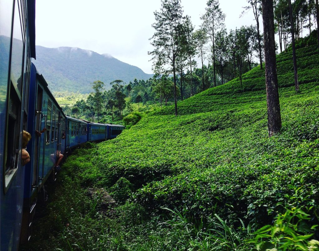 Train from Kandy to Ella in Sri Lanka