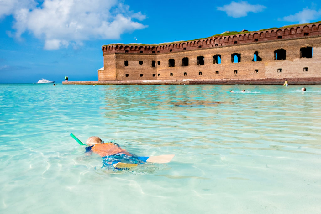 Snorkeling in Dry Tortugas National Park, Florida