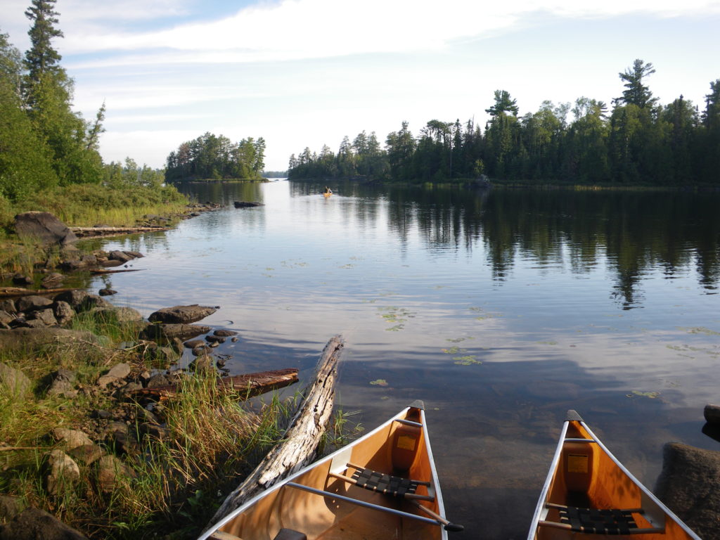 Canoeing in Voyageurs National Park, Minnesota
