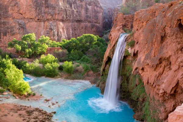 Top of Havasu Falls, Havasupai, Arizona
