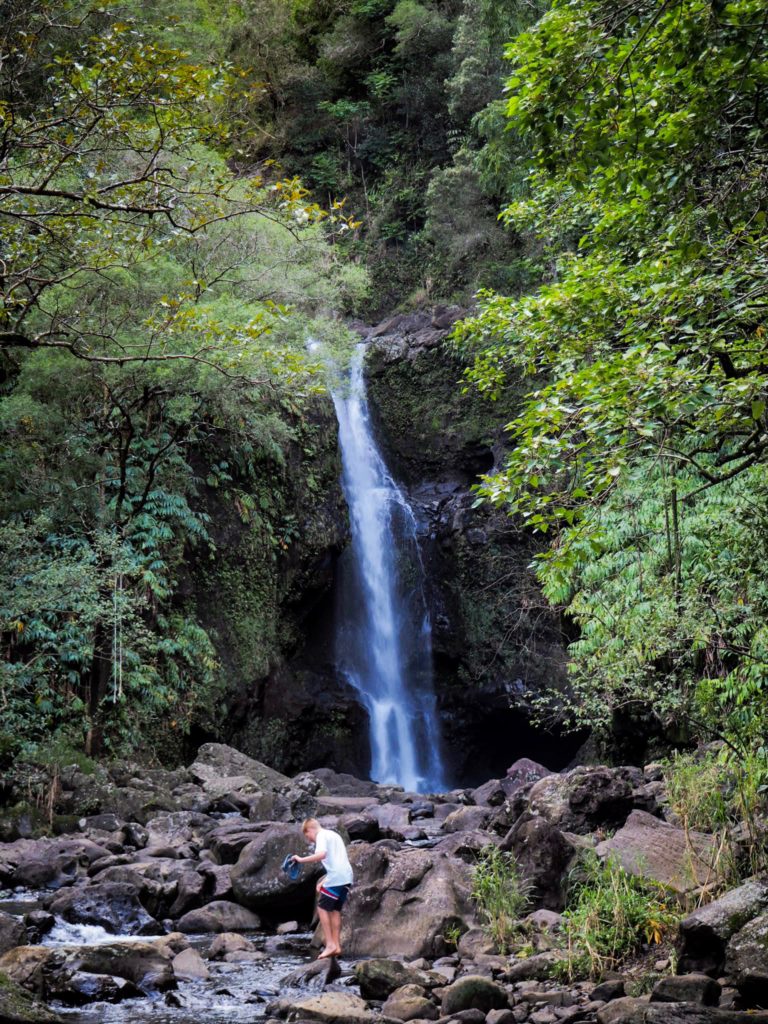 Upper Falls above Waikamoi Falls, Road to Hana, Maui