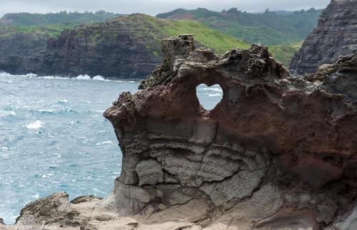 Maui heart shaped rock