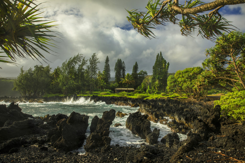 The Ke'anae peninsula on the Road to Hana, Maui