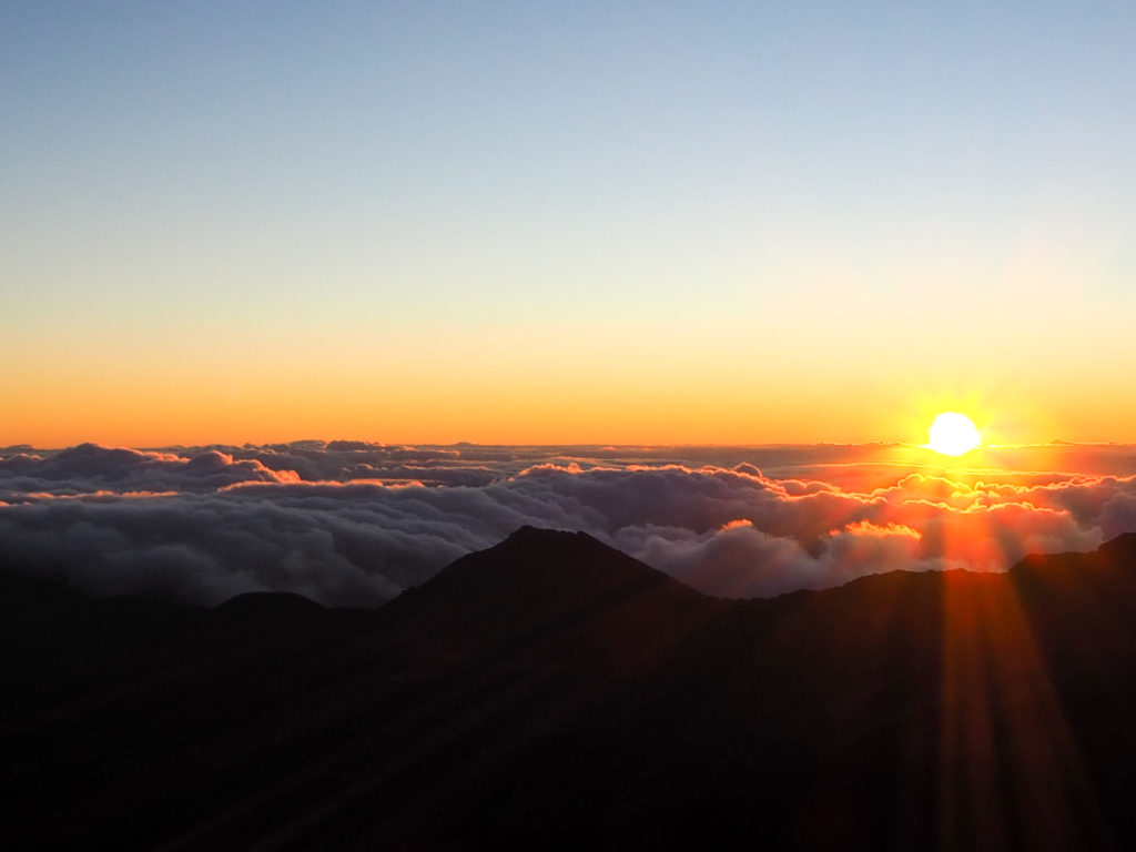 Sunrise on Haleakala National Park, Maui