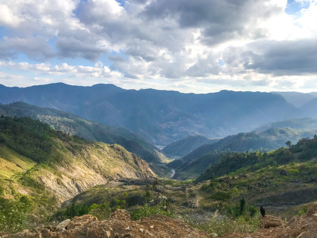 The road from Panajachel to Lanquin in the mountains of Guatemala