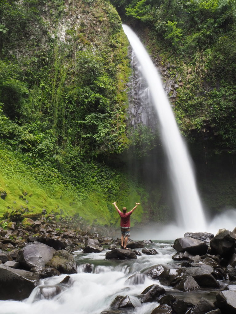 Long exposure of La Fortuna Falls, Costa Rica
