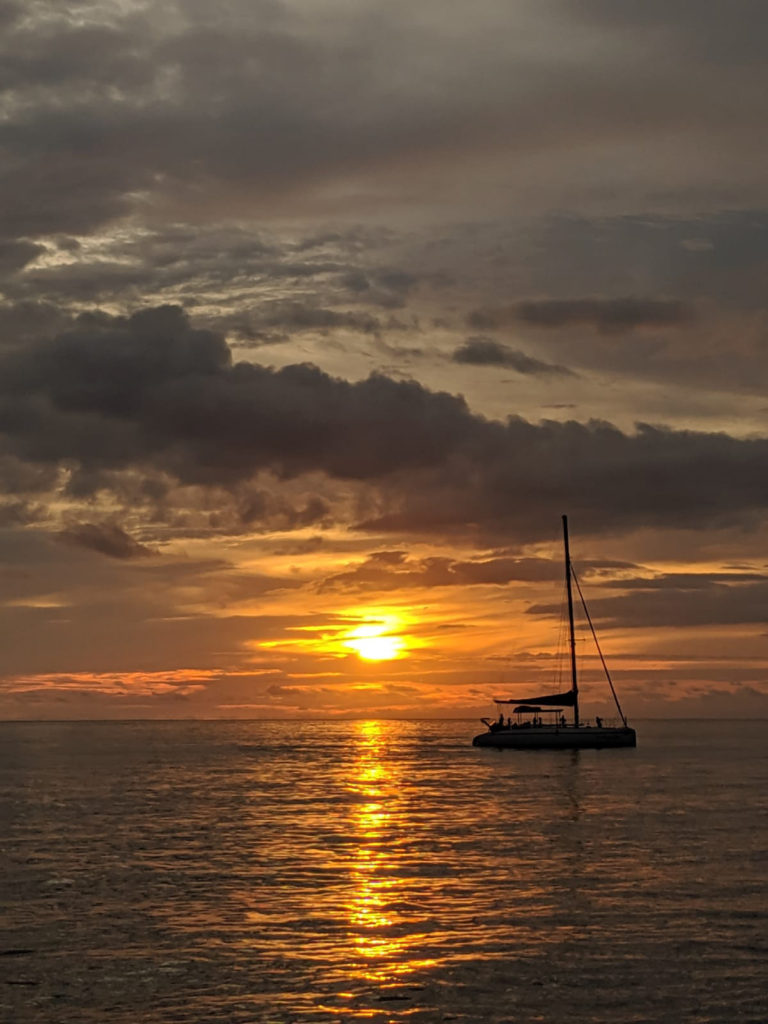 Sunset catamaran, Tamarindo, Costa Rica