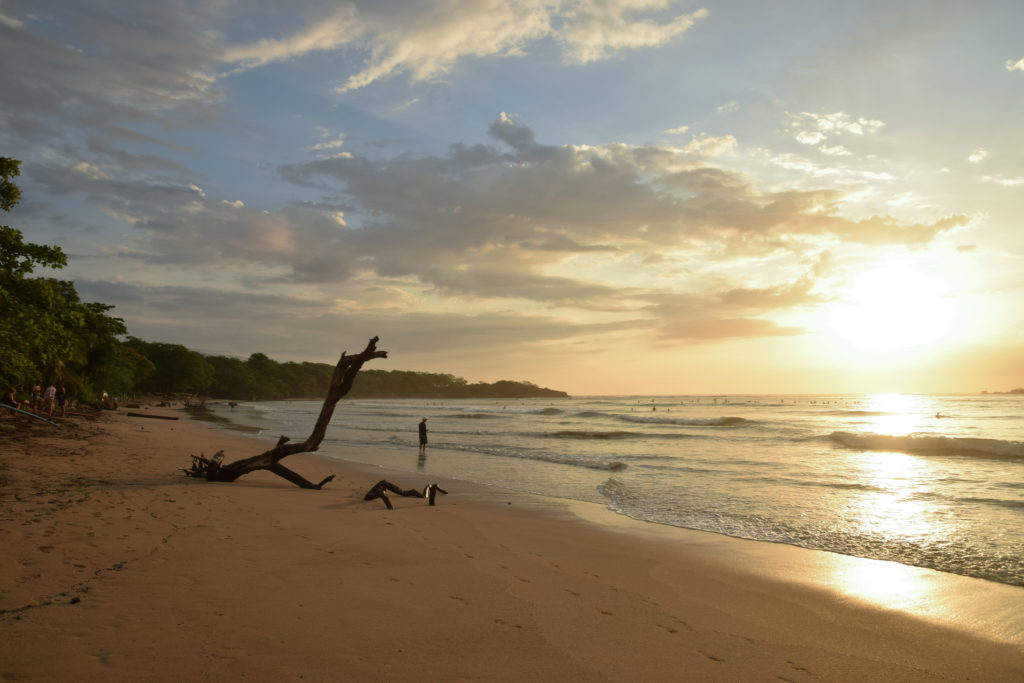 Playa Tamarindo at golden hour, Costa Rica