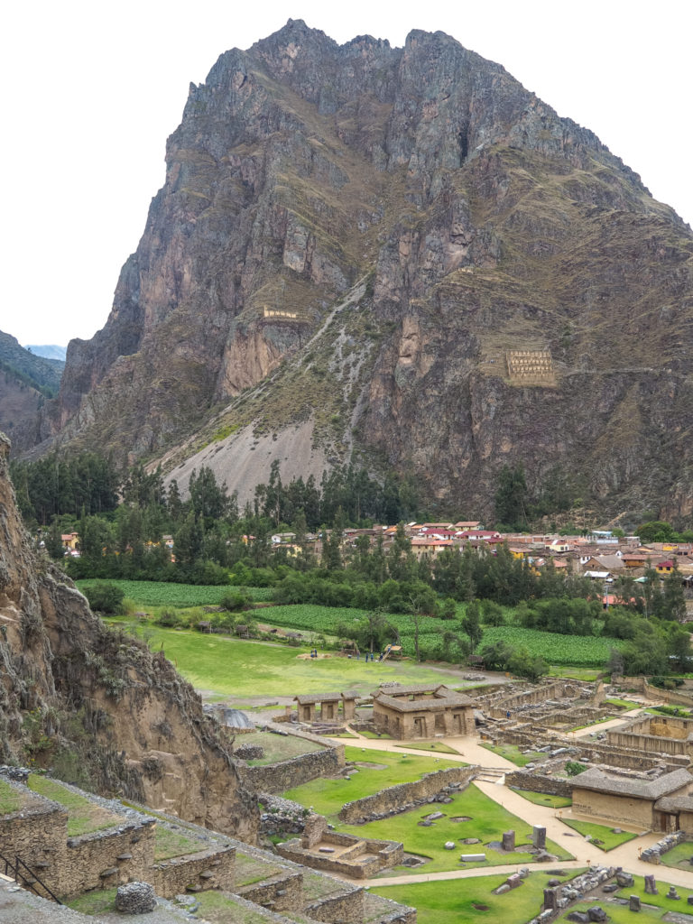 The town of Ollantaytambo, Peru is the starting point for the hike to Pelroyniyoc waterfall.
