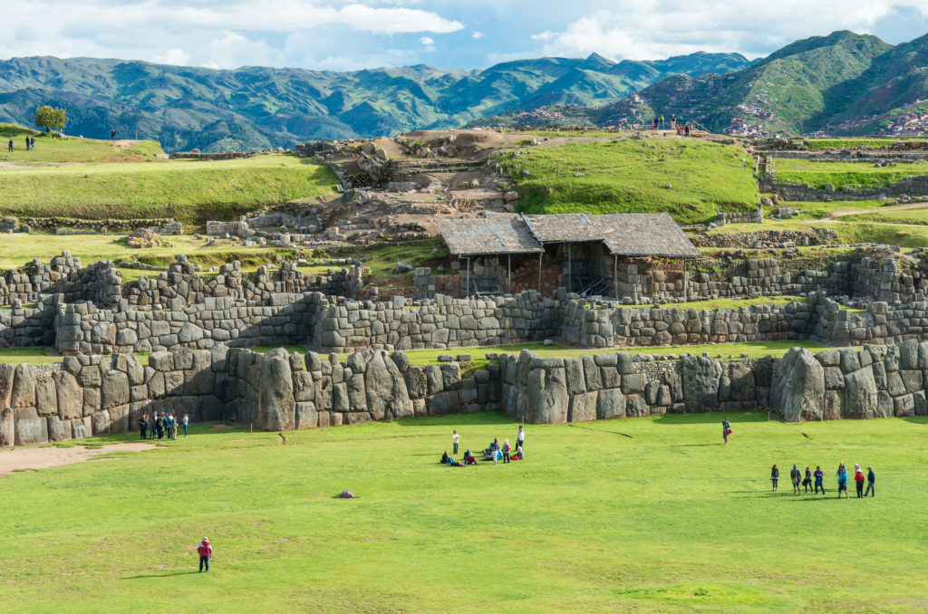 The Sacsayhuaman ruins just outside Cusco