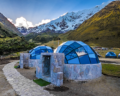 Sky Camp at the base of Salkantay Mountain, Peru